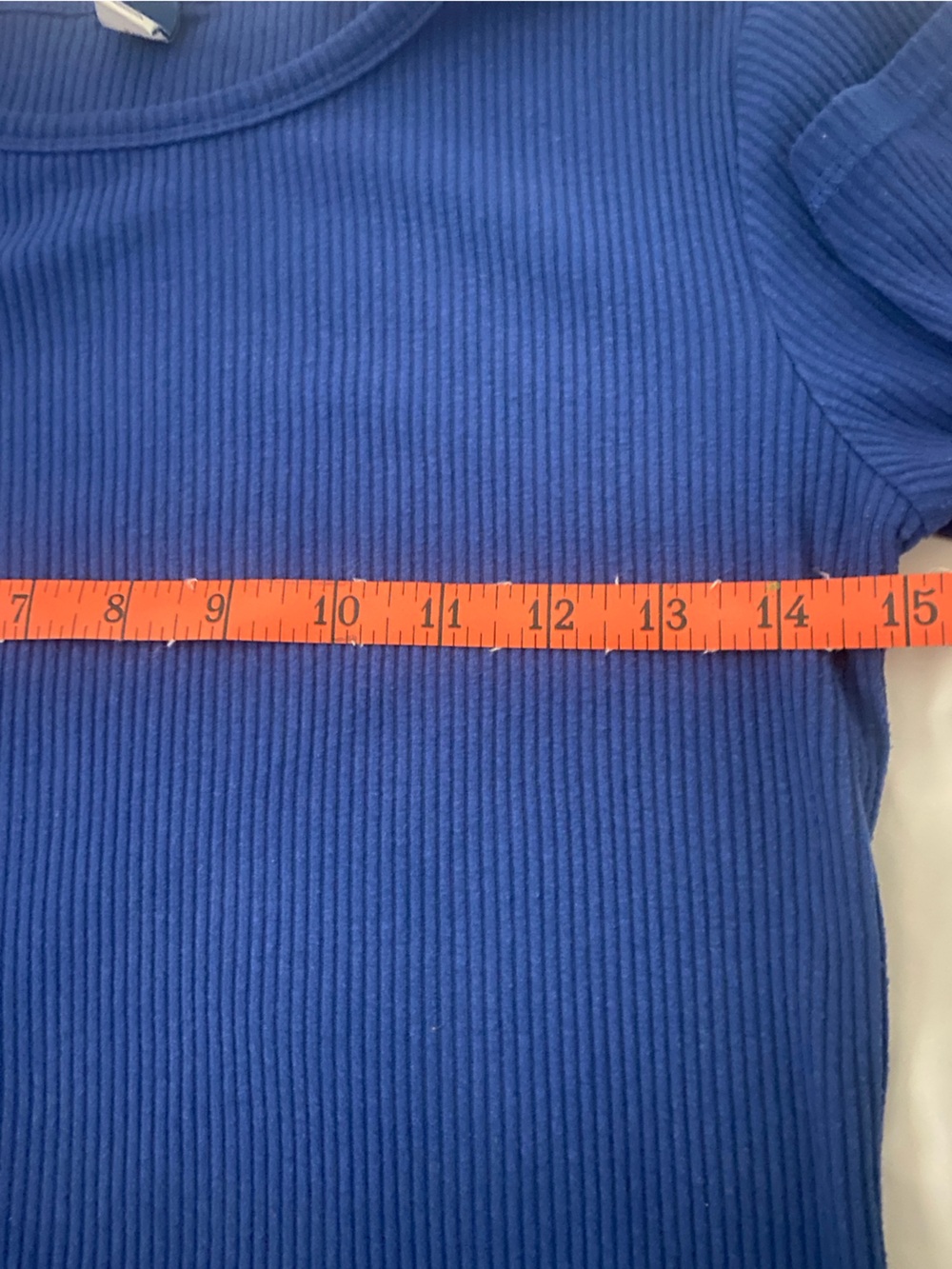 Old Navy Navy Ribbed Long Sleeve Women's Tee - Picture 5 of 7